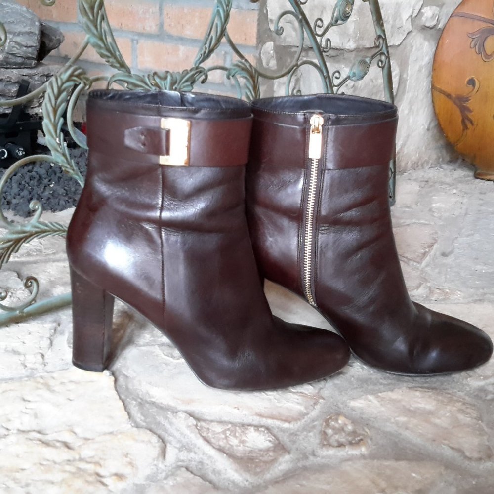 Michael Kors brown ankle boots, women's size 10
